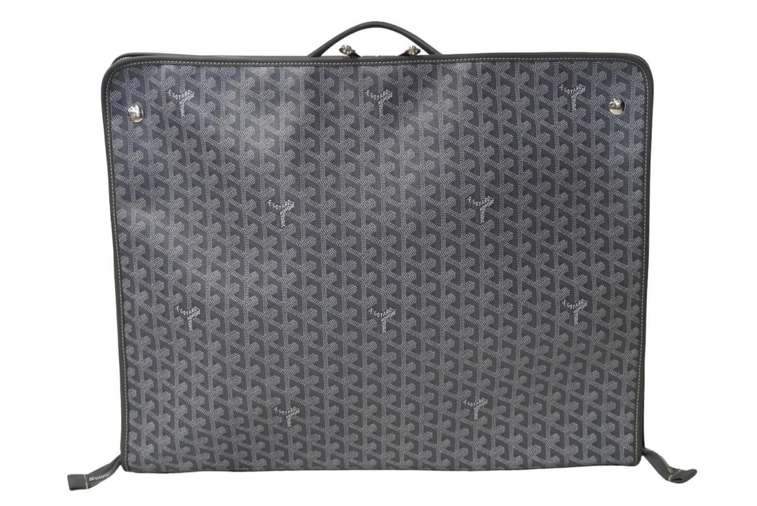 GOYARD CARAVELLE 50 GREY FOLDABLE TRUNK CUSTOM (1 of 3)
