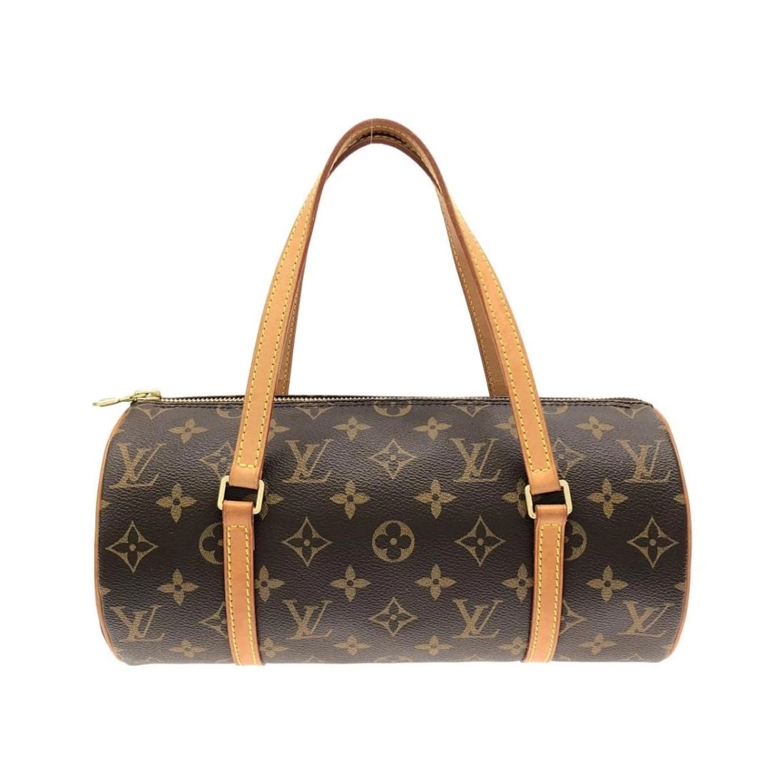 LOUIS VUITTON MONOGRAM PAPILLON 26 VACHETTA LEATHER HANDBAG PURSE: Louis Vuitton Monogram Papillon 26 Vachetta Leather Handbag Purse Brand: Louis Vuitton Type/Style: Shoulder Bag Material: Coated Canvas Color: MARRON / GOLD Hardware Size: Approximately 28cm (width) x