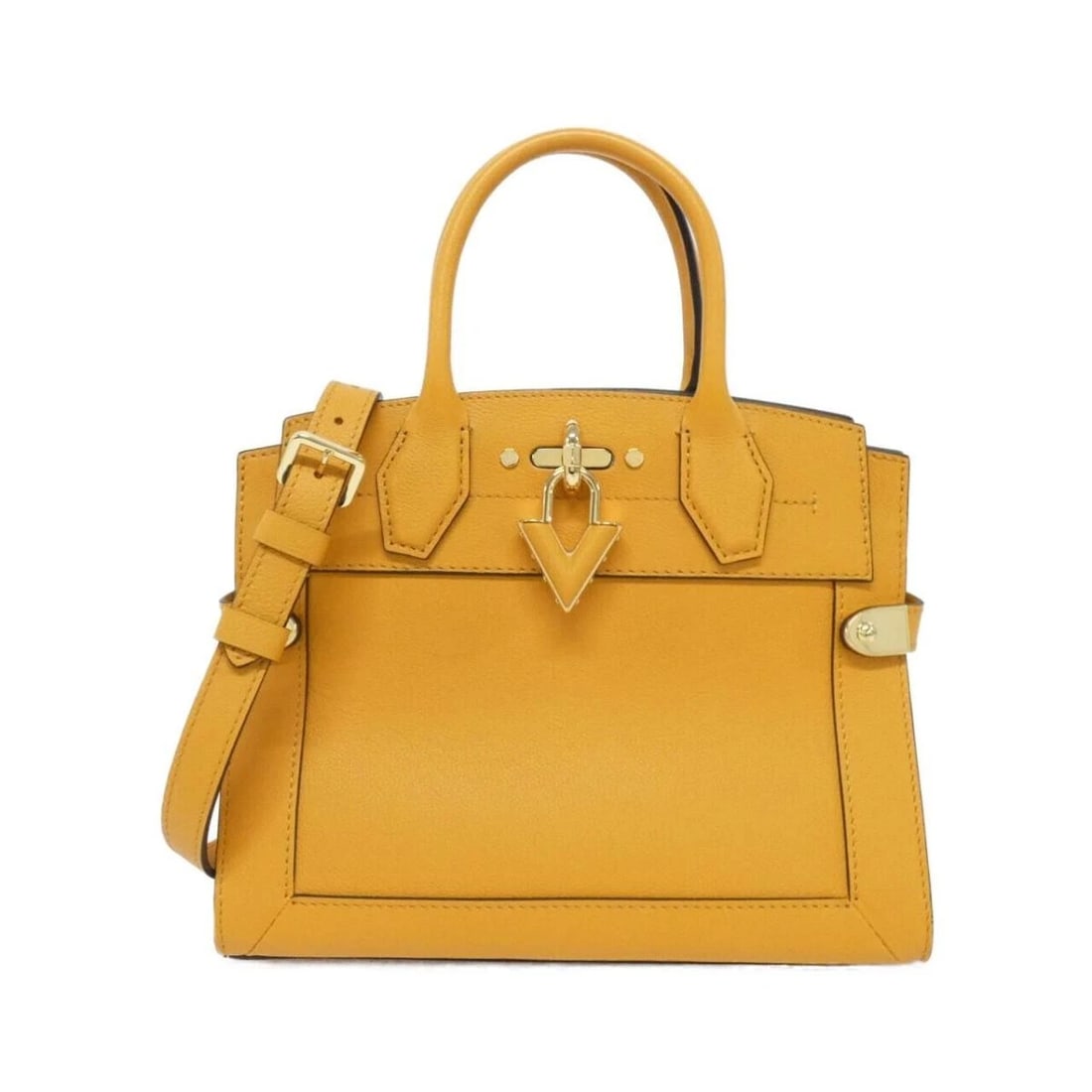 LOUIS VUITTON STEAMER PM PREMIUM LEATHER CHAIN SHOULDER TOTE HANDBAG: Louis Vuitton Steamer PM Premium Leather Chain Shoulder Tote Handbag Brand: Louis Vuitton Type/Style: Top Handle Bag Material: Calf Leather Color: Paprika / Gold Hardware Size: Width x Height x