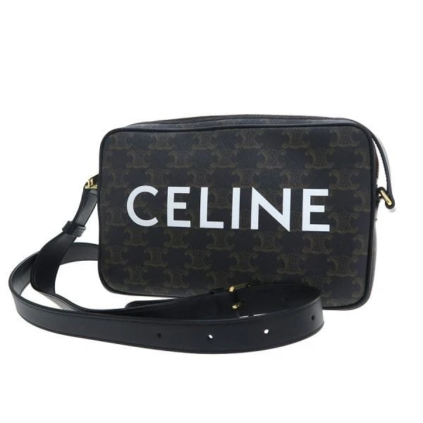 CELINE MEDIUM MESSENGER BAG: Celine Medium Messenger Bag Brand: Celine Type/Style: Messenger Bag Material: None Color: Black Size: Width: 8.9 in (22.5 cm) Height: 5.7 in (14.5 cm) Depth: 1.6 in (4 cm) Accessories: None