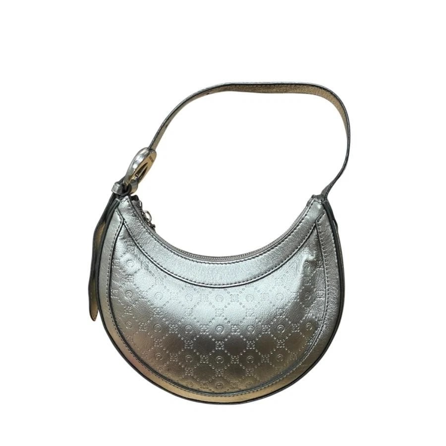 MARINE SERRE BAG: ECLIPS MINI SHOULDER SILVER - 2