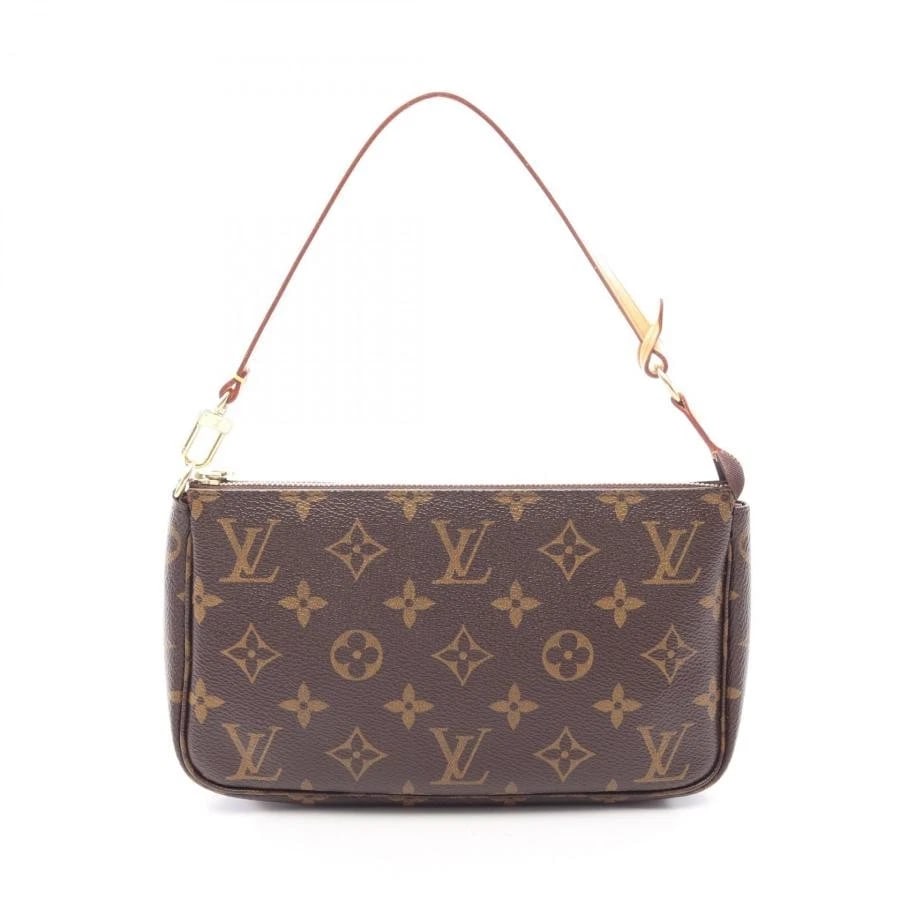 LOUIS VUITTON BAG: POCHETTE ACCESSOIRES BROWN: LOUIS VUITTON Bag: Pochette Accessoires Brown Brand: LOUIS VUITTON Type/Style: Shoulder Bag Material: Exterior Material Canvas / Leather Color: Exterior Color Brown Size: (approx. W8.3 ? H5.1 ? D1.2