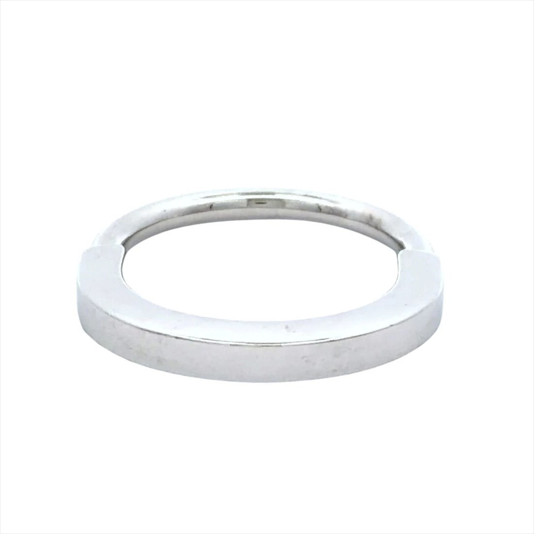 TIFFANY & CO. LOCK SMALL RING, 18KWG (1 of 2)