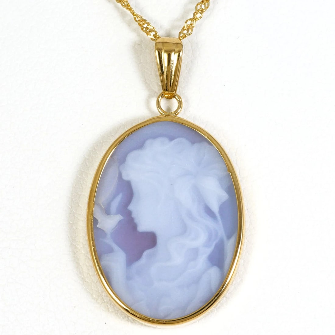 18K YELLOW GOLD NECKLACE WITH STONE: 18K Yellow Gold Necklace with Stone Brand: Unbranded Type/Style: Necklace Material: Yellow gold (18K), Color: Yellow gold Size: Length: 42cm Accessories: None Accessories Notice: When purchasing