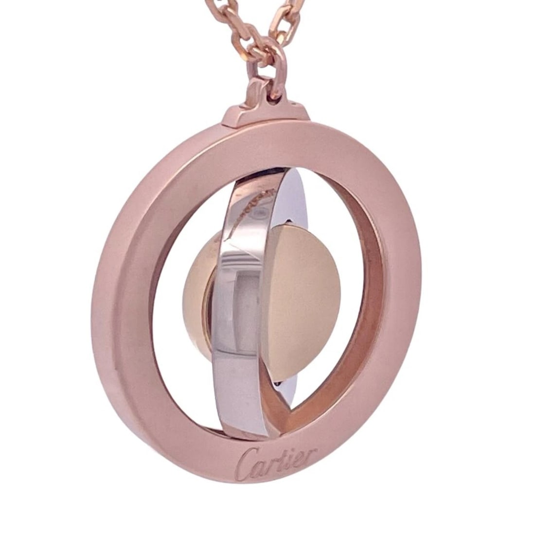 CARTIER ROUND TRINITY NECKLACE - 5