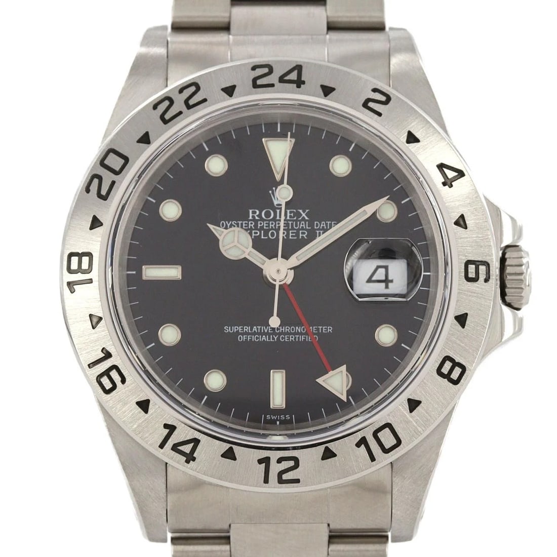 ROLEX EXPLORER II STAINLESS STEEL MECHANICAL AUTOMATIC WATCH: Rolex Explorer II Stainless Steel Mechanical Automatic Watch Brand: ROLEx Type/Style: Wrist watch Material: Case: Stainless Steel Breath: Stainless Steel Color: Dial Color: Black Size: Case diameter: 
