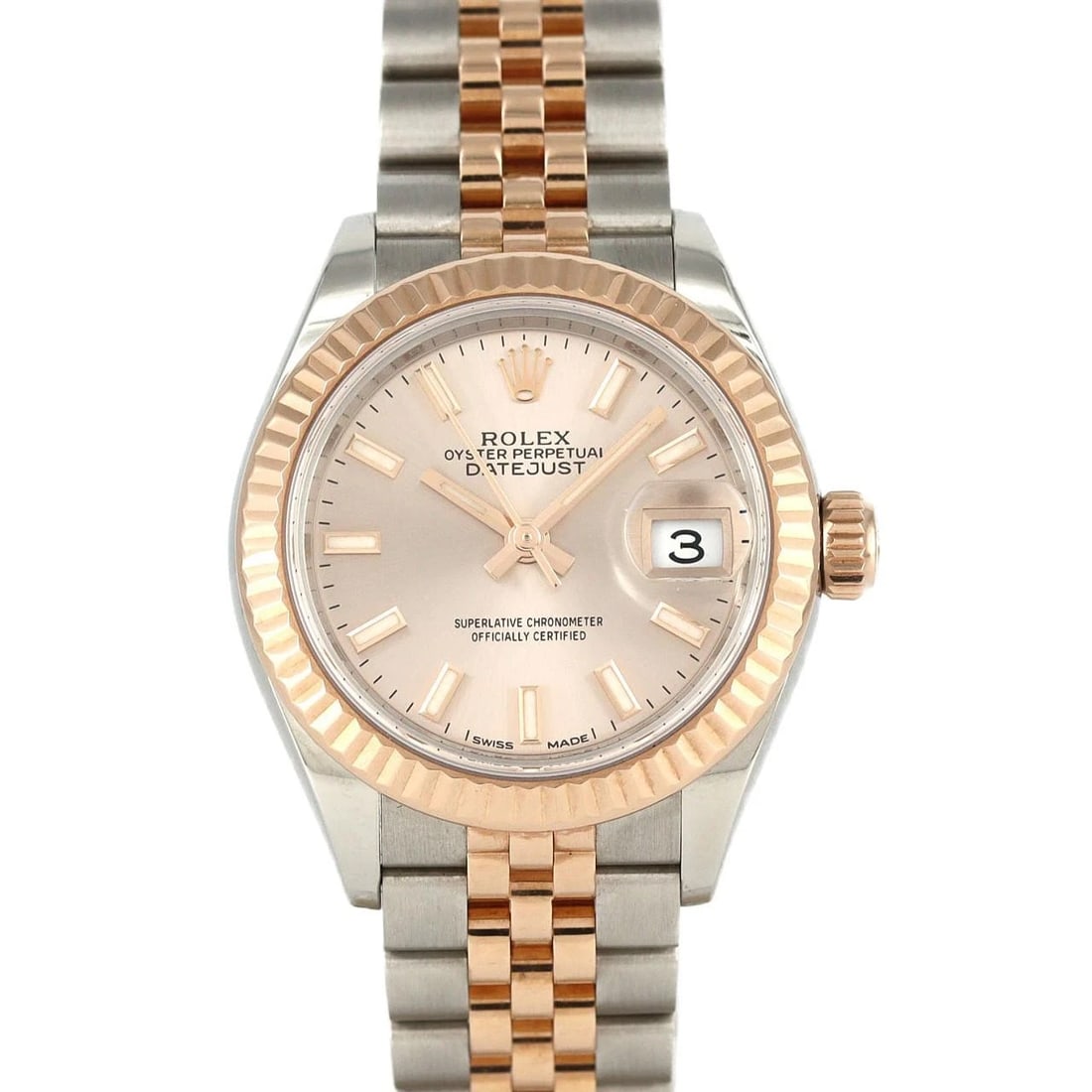 ROLEX DATEJUST SSXPG MECHANICAL AUTOMATIC WATCH: Rolex Datejust SSxPG Mechanical Automatic Watch Brand: ROLEx Type/Style: Wrist watch Material: Case: Stainless steel x pink gold Bracelet: Stainless steel x pink gold Color: Dial color: Sandust, pink 