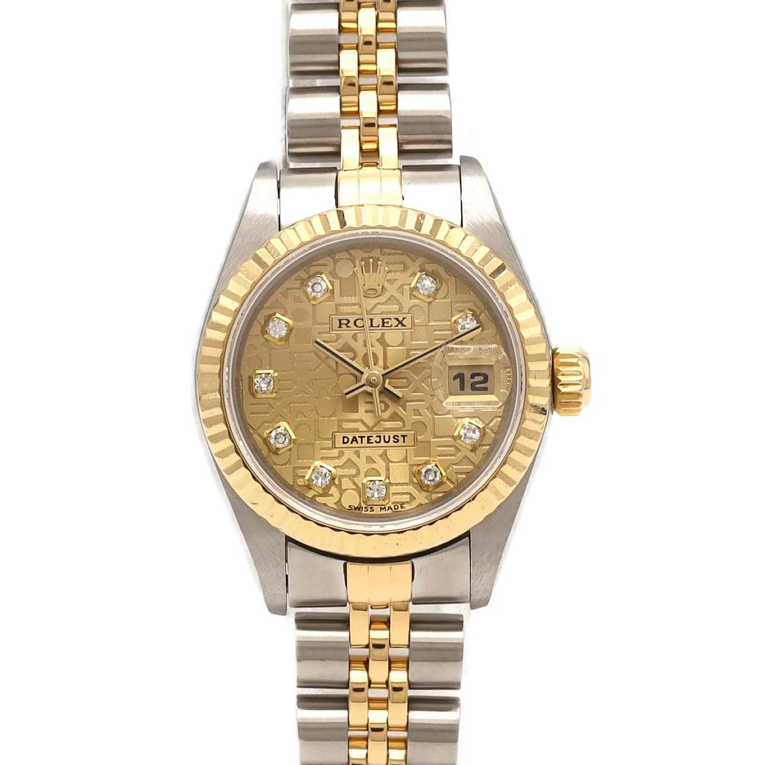 ROLEX DATEJUST SSXYG MECHANICAL AUTOMATIC WATCH: Rolex Datejust SSxYG Mechanical Automatic Watch Brand: ROLEx Type/Style: Wrist watch Material: Case: Stainless steel x yellow gold Bracelet: Stainless steel x yellow gold Color: Dial Color: Gold compu
