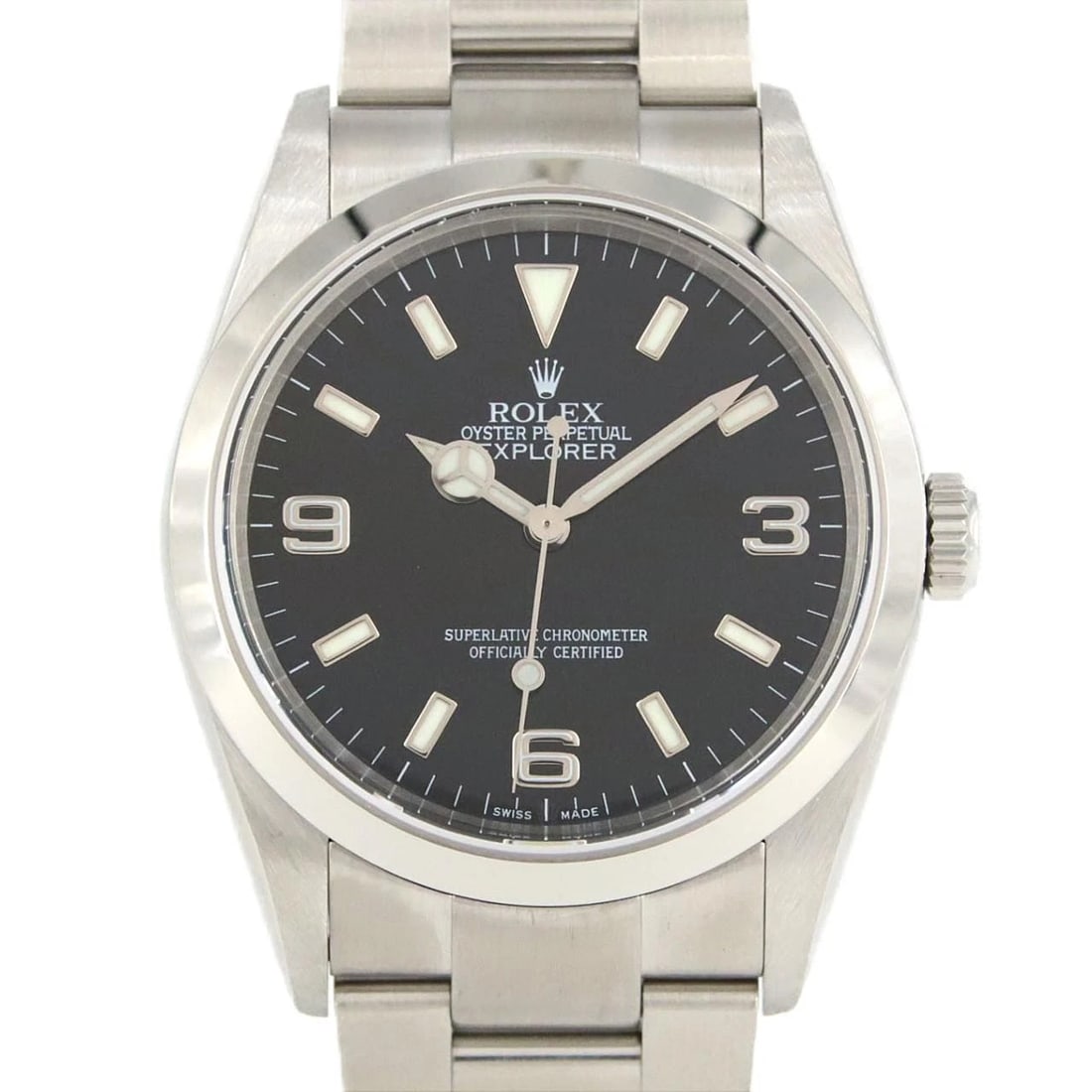 ROLEX EXPLORER STAINLESS STEEL MECHANICAL AUTOMATIC WATCH: Rolex Explorer Stainless Steel Mechanical Automatic Watch Brand: ROLEx Type/Style: Wrist watch Material: Case: Stainless Steel Breath: Stainless Steel Color: Dial color: Black Size: Case diameter: App