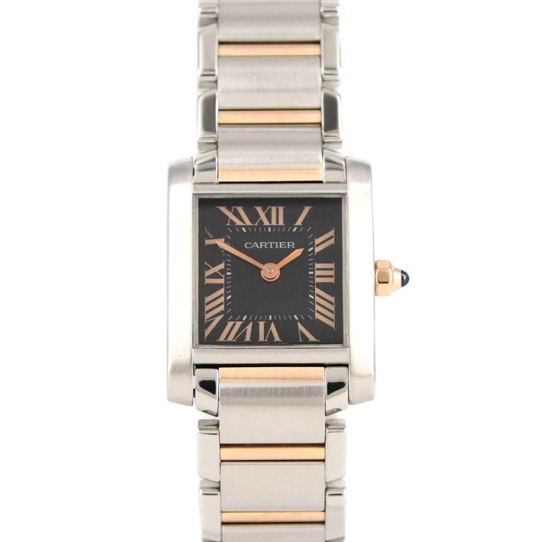 CARTIER TANK FRANCAISE SM PG COMBINATION CHRISTMAS LIMITED WATCH: Cartier Tank Francaise SM PG Combination Christmas Limited Watch Brand: CARTIER Type/Style: Wrist watch Material: Case: Stainless steel x pink gold Bracelet: Stainless steel x pink gold Color: Dial co