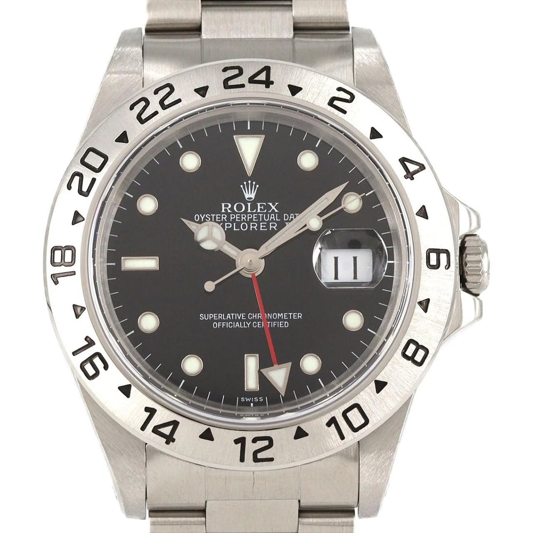 ROLEX EXPLORER II STAINLESS STEEL MECHANICAL AUTOMATIC WATCH: Rolex Explorer II Stainless Steel Mechanical Automatic Watch Brand: ROLEx Type/Style: Wrist watch Material: Case: Stainless Steel Breath: Stainless Steel Color: Dial Color: Black Size: Case diameter: