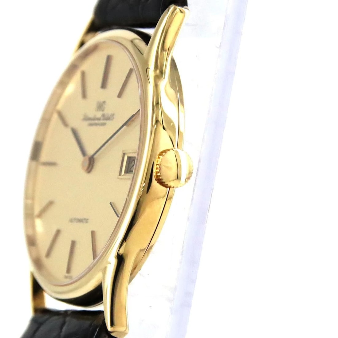IWC ROUND CASE YG MECHANICAL AUTOMATIC WATCH - 3