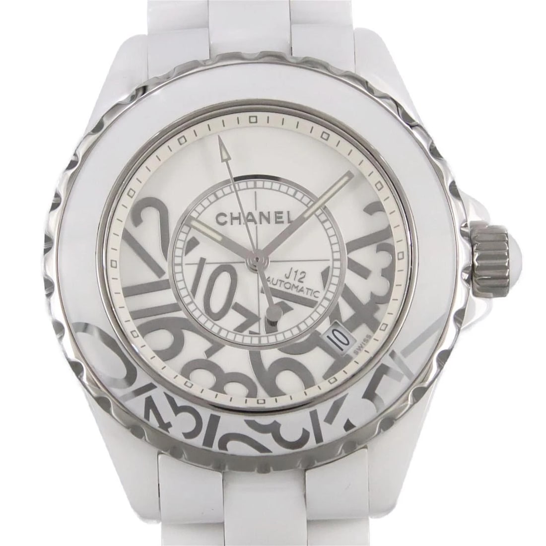 CHANEL J12 GRAFFITI 38 CERAMIC LIMITED CERAMIC MECHANICAL WATCH (1 of 5)