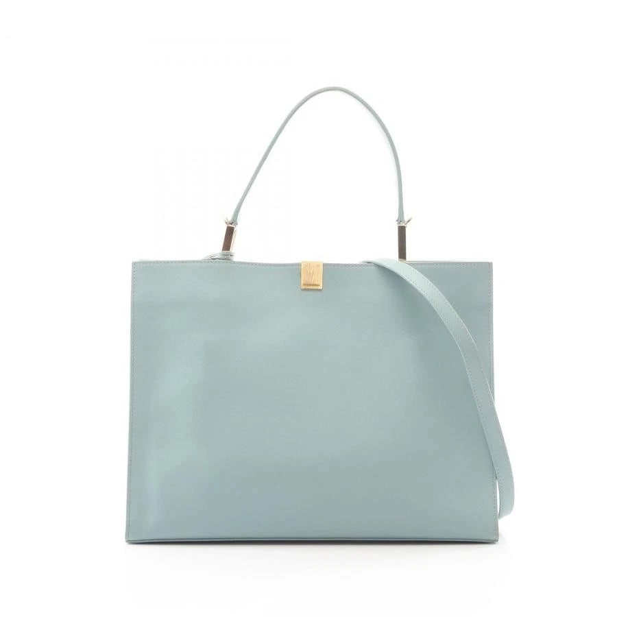 BALENCIAGA BAG: LE DIX BLUE: BALENCIAGA Bag: Le Dix Blue Brand: BALENCIAGA Type/Style: Satchel/Top Handle Bag Material: Exterior Material Leather Color: Exterior Color Blue Size: (approx. W13.2 ? H9.8 ? D4.7 inch) Accessories: