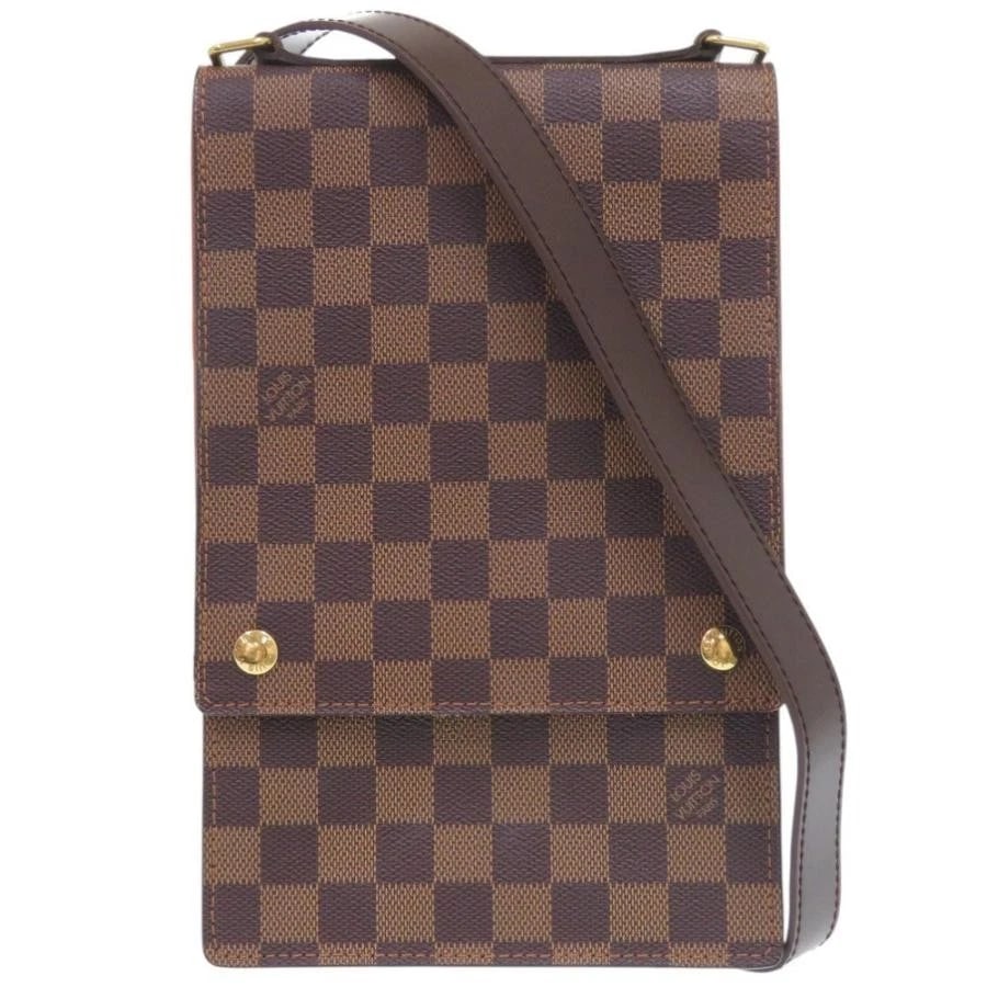 LOUIS VUITTON BAG: PORTOBELLO BROWN: LOUIS VUITTON Bag: Portobello Brown Brand: LOUIS VUITTON Type/Style: Shoulder Bag Material: Exterior Material Canvas Color: Exterior Color Brown Size: (approx. W6.5 ? H10.0 ? D1.8inch Accessories: