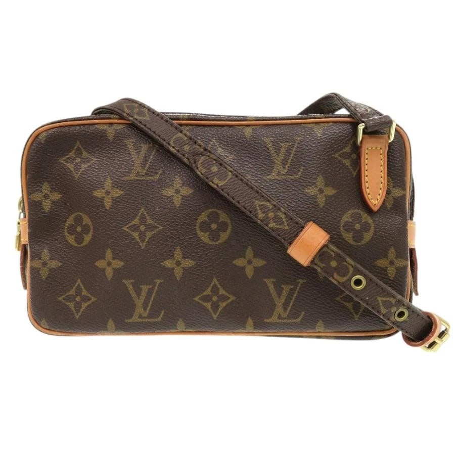 LOUIS VUITTON BAG: MARLY BANDOULIERE BROWN: LOUIS VUITTON Bag: Marly Bandouliere Brown Brand: LOUIS VUITTON Type/Style: Shoulder Bag Material: Exterior Material Canvas Color: Exterior Color Brown Size: (approx. W8.7 ? H4.7 ? D1.6 inch)