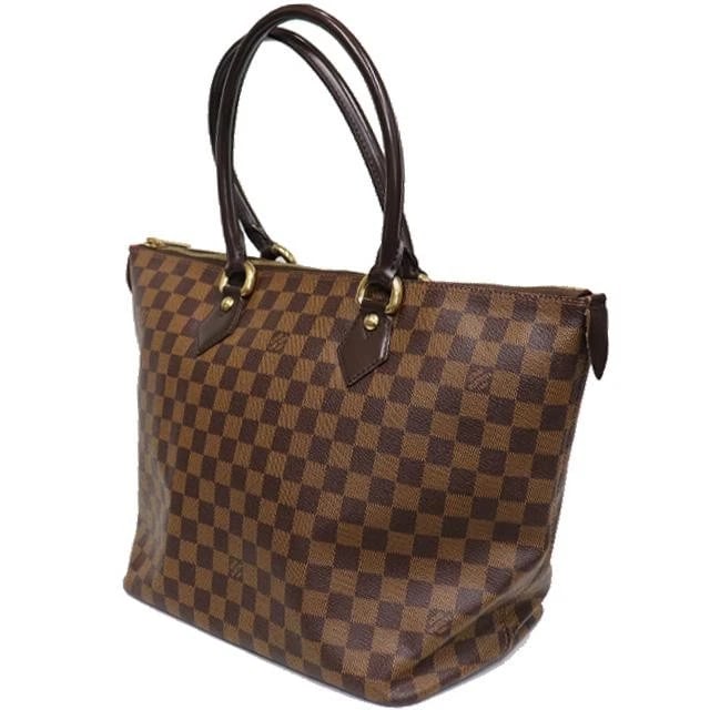 LOUIS VUITTON BAG: SALEYA MM BROWN: LOUIS VUITTON Bag: Saleya MM Brown Brand: LOUIS VUITTON Type/Style: Tote Material: Exterior Material Canvas / Leather Color: Exterior Color Brown Size: (approx. W17.7/11.8 ? H11.4 ? D7.3 inch)