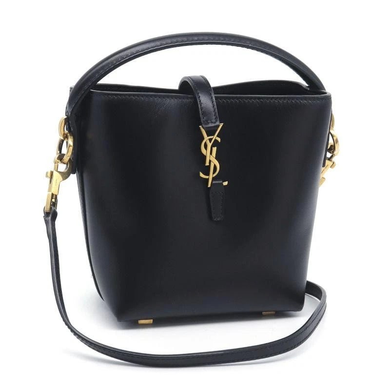 SAINT LAURENT BAG: MINI BLACK: SAINT LAURENT Bag: Mini Black Brand: SAINT LAURENT Type/Style: Shoulder Bag Material: Exterior Material Leather Color: Exterior Color Black Size: (approx. W5.1 ? H5.9 ? D2.4 inch) Accessories: None