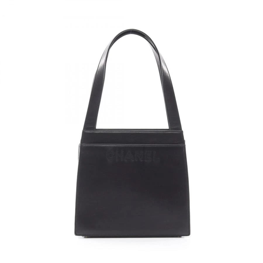CHANEL BAG: CC LOGO SHOULDER BAG BLACK: CHANEL Bag: CC Logo Shoulder Bag Black Brand: CHANEL Type/Style: Shoulder Bag Material: Exterior Material Leather Color: Exterior Color Black Size: (approx. W10.0 ? H9.1 ? D3.1 inch) Accessories: