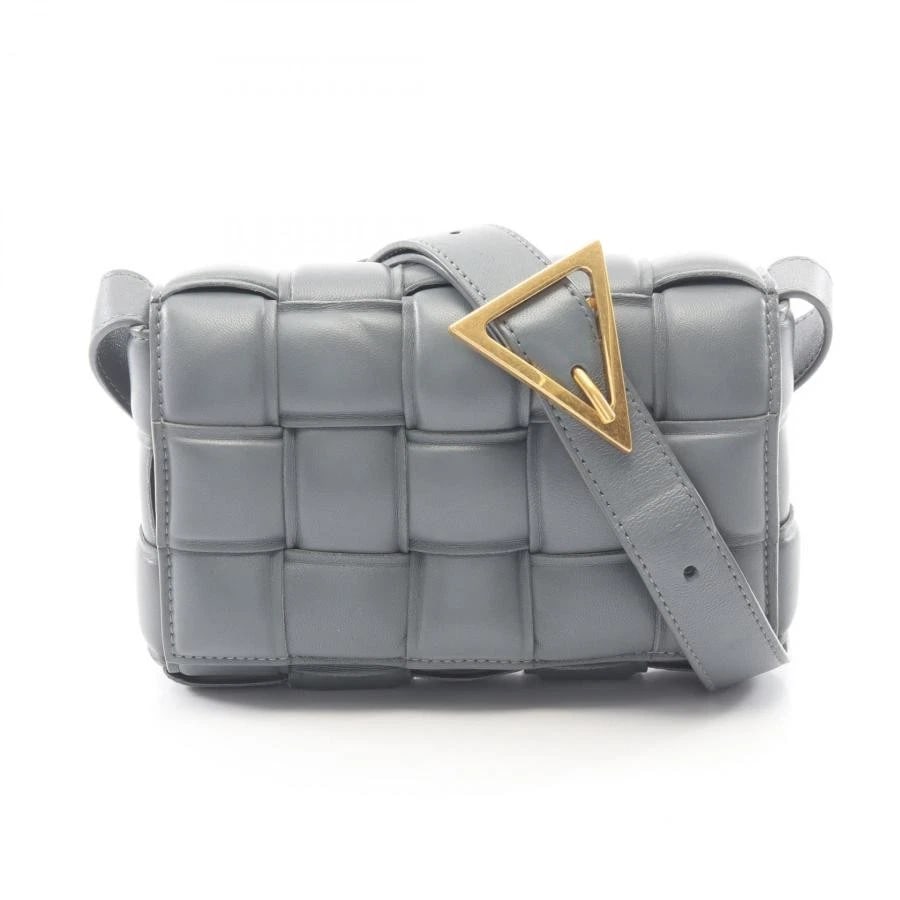 BOTTEGA VENETA BAG: PADDED CASSETTE SMALL GRAY (1 of 2)