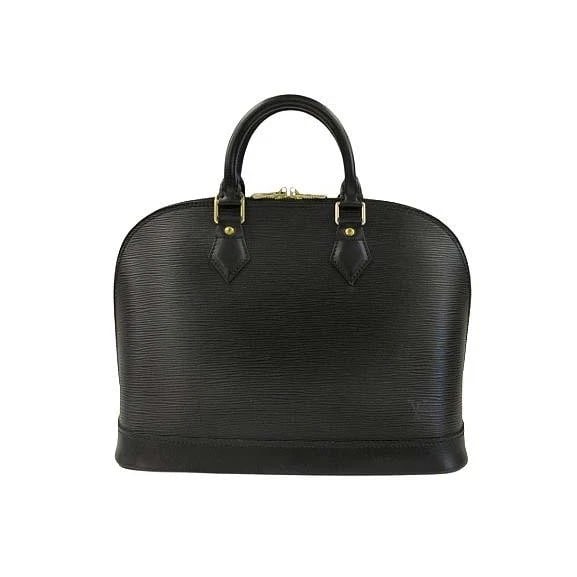 LOUIS VUITTON BAG: ALMA PM EPI BLACK: LOUIS VUITTON Bag: Alma PM Epi Black Brand: LOUIS VUITTON Type/Style: Satchel/Top Handle Bag Material: Exterior Material Leather Color: Exterior Color Black Size: (approx. W12.2 ? H9.3 ? D6.3 inch)