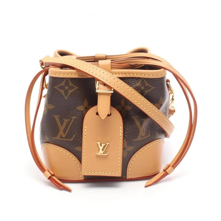 LOUIS VUITTON BAG: NOE PURSE BROWN: LOUIS VUITTON Bag: Noe Purse Brown Brand: LOUIS VUITTON Type/Style: Shoulder Bag Material: Exterior Material Canvas / Leather Color: Exterior Color Brown Size: (approx. W4.3 ? H4.5 ? D4.5 inch) Ac