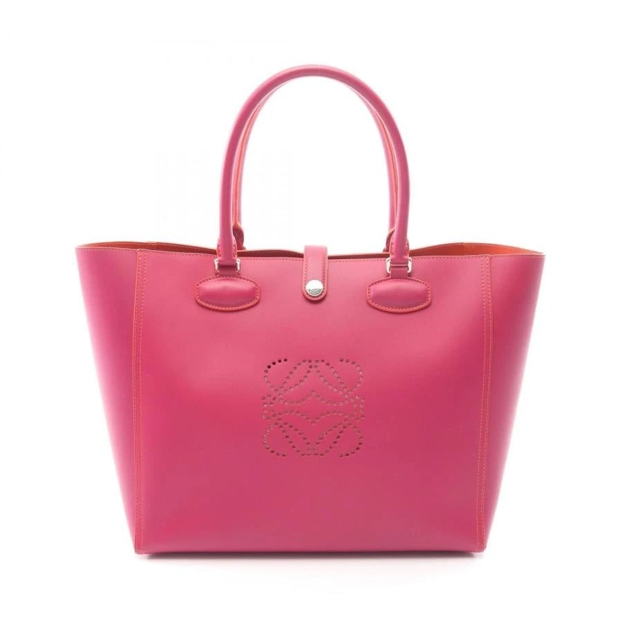 LOEWE TOTE BAG: LEO ANAGRAM PINK: LOEWE Tote Bag: Leo Anagram Pink Brand: LOEWE Type/Style: Tote Material: Exterior Material Leather Color: Exterior Color Pink Size: (approx. W11.8 ? H10.2 ? D5.9 inch) Accessories: None Accessories