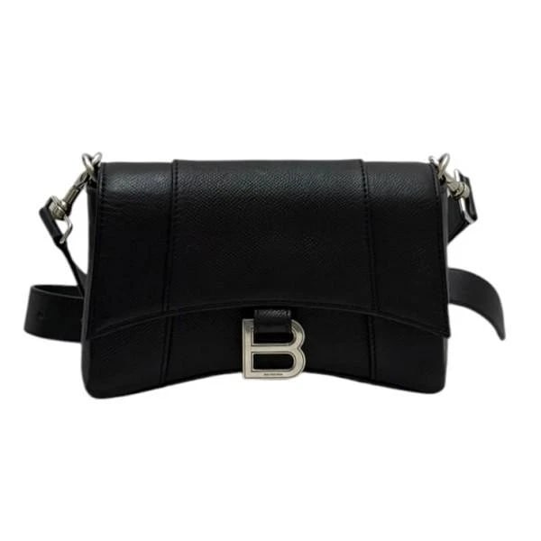 BALENCIAGA BAG: DOWNTOWN CROSS BODY BAG BLACK: BALENCIAGA Bag: DOWNTOWN CROSS BODY BAG Black Brand: BALENCIAGA Type/Style: Crossbody Material: Exterior Material Leather Color: Exterior Color Black Size: (approx. W7.3 ? H5.5 ? D2.4 inch)
