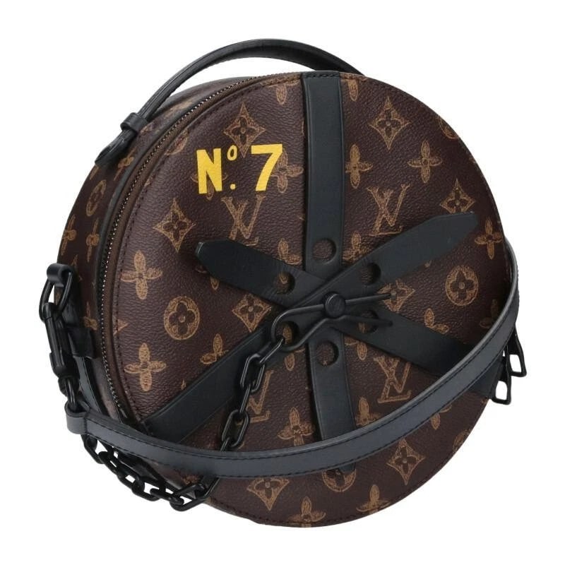 LOUIS VUITTON BAG: WHEEL BOX BROWN: LOUIS VUITTON Bag: Wheel Box Brown Brand: LOUIS VUITTON Type/Style: Shoulder Bag Material: Exterior Material Leather Color: Exterior Color Brown Size: (approx. W8.9 ? H8.9 ? D2.4 inch) Accessories