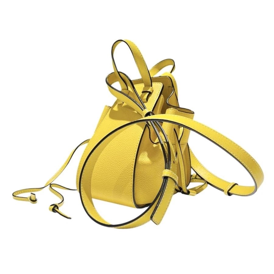 LOEWE BAG: HAMMOCK DRAWSTRING MINI YELLOW - 2