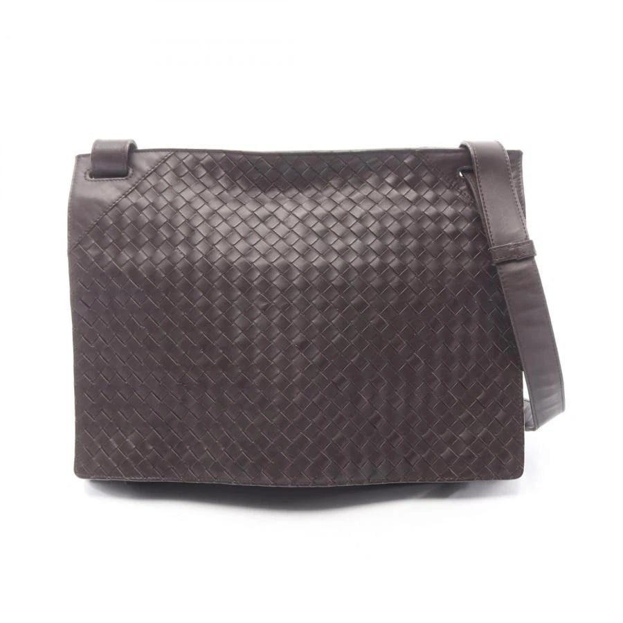 BOTTEGA VENETA BAG: INTRECCIATO BROWN: BOTTEGA VENETA Bag: Intrecciato Brown Brand: BOTTEGA VENETA Type/Style: Messenger Bag Material: Exterior Material Leather Color: Exterior Color Brown Size: (approx. W14.2 ? H11.8 ? D6.3 inch),