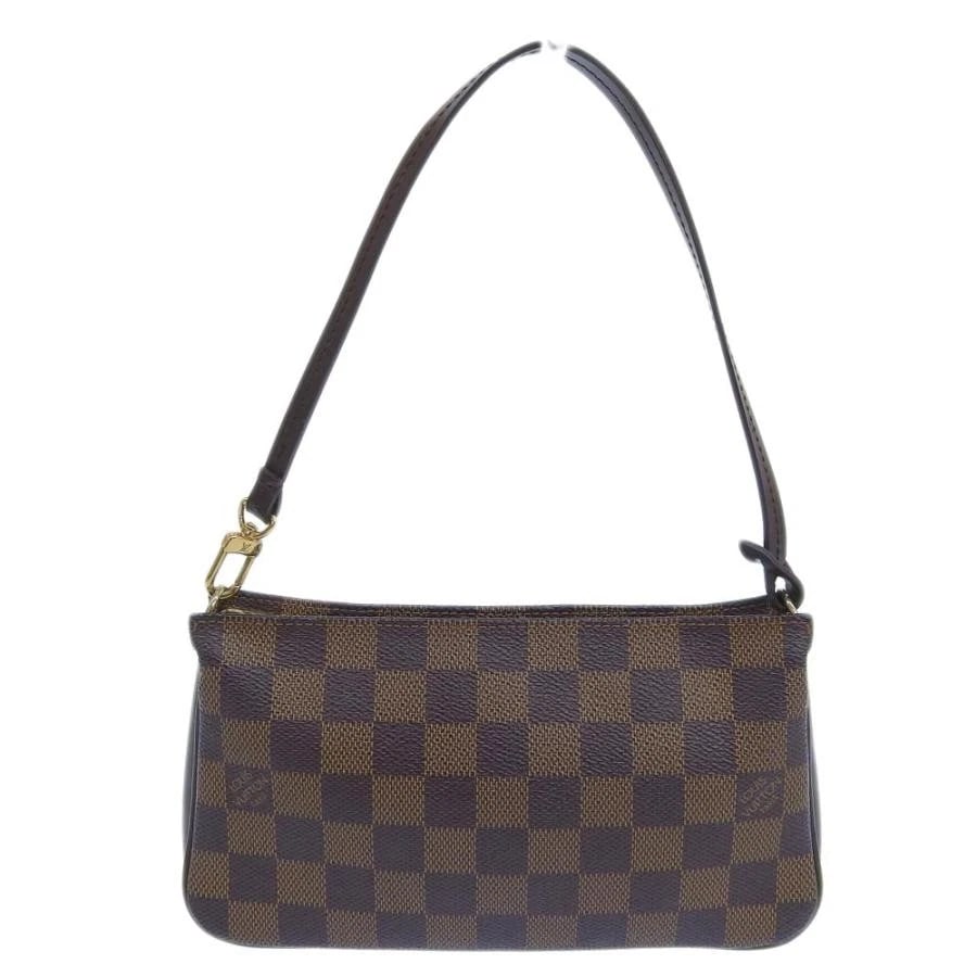 LOUIS VUITTON BAG: NAVONA EBENE: LOUIS VUITTON Bag: Navona Ebene Brand: LOUIS VUITTON Type/Style: Clutch Material: Exterior Material Canvas Color: Exterior Color Brown Size: (approx. W8.3 ? H4.7 ? D1.4 inch) Accessories: None
