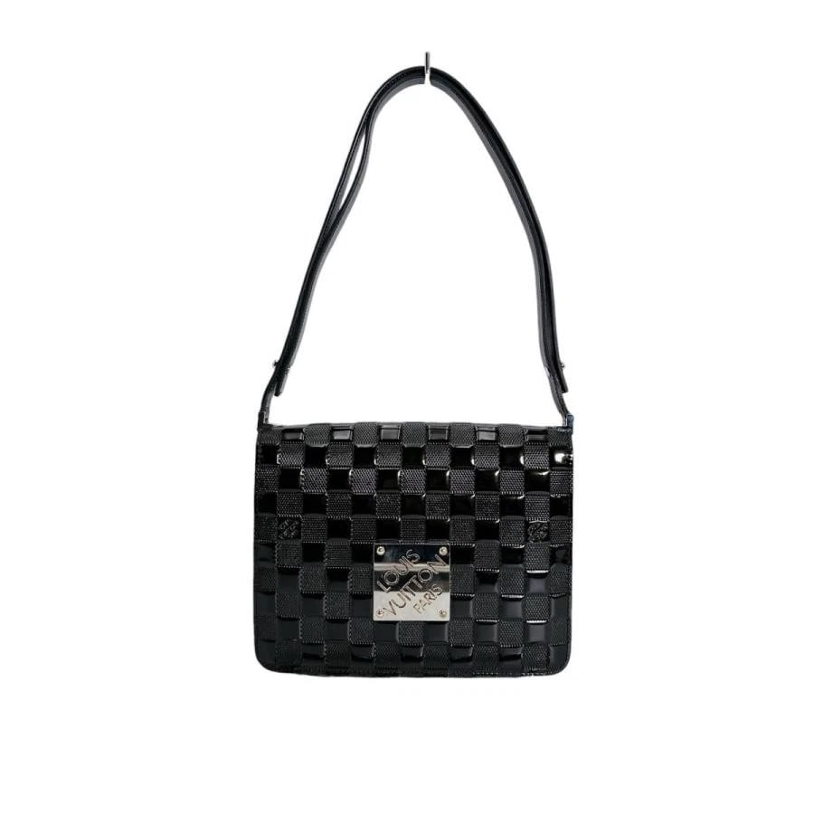 LOUIS VUITTON BAG: CABARET DAMIER VERNIS: LOUIS VUITTON Bag: Cabaret Damier Vernis Brand: LOUIS VUITTON Type/Style: Shoulder Bag Material: Exterior Material Leather Color: Exterior Color Black Size: (approx. W8.5 ? H7.1 ? D3.3 inch)