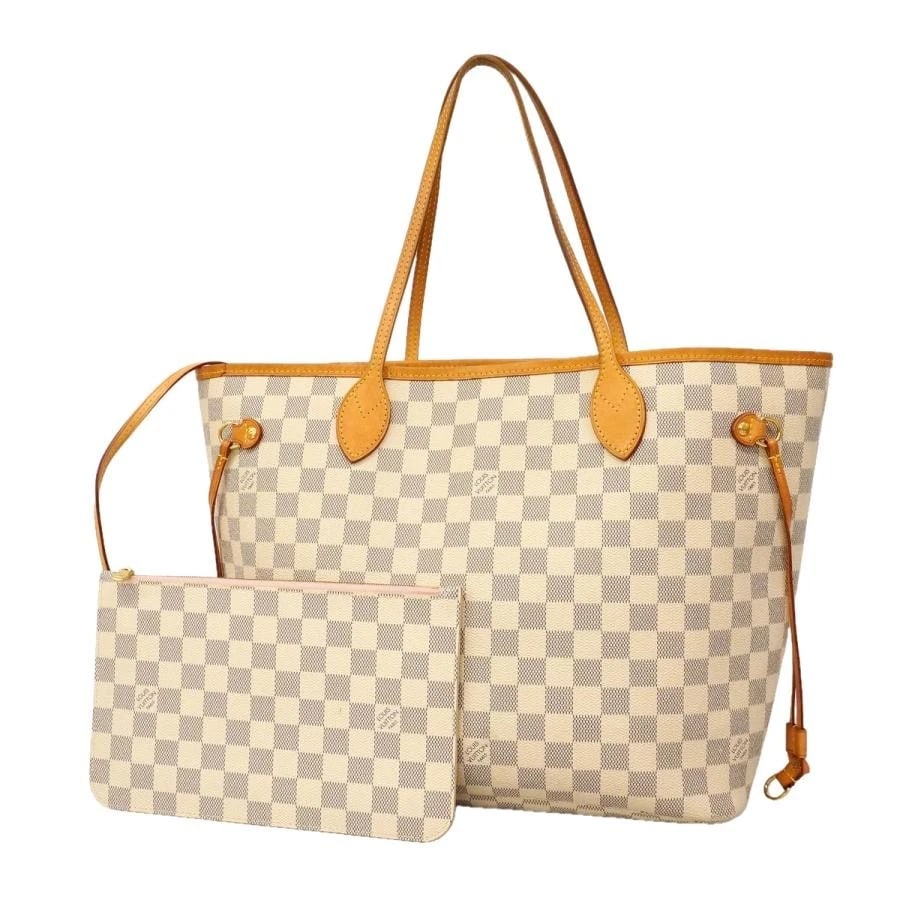 LOUIS VUITTON BAG: NEVERFULL MM: LOUIS VUITTON Bag: Neverfull MM Brand: LOUIS VUITTON Type/Style: Tote Material: Exterior Material Canvas Color: Exterior Color Rose Ballerine Size: (approx. W12.6 ? H11.4 ? D6.3 inch) Accessories: