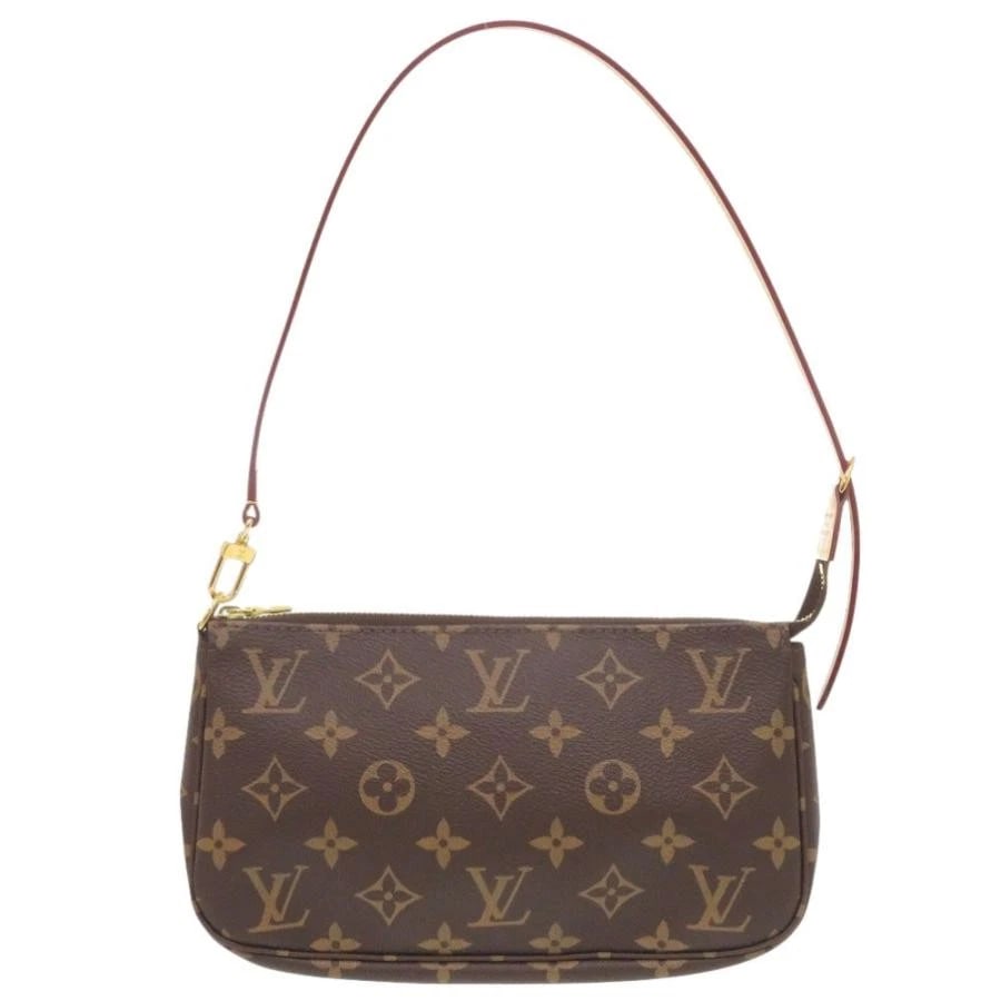 LOUIS VUITTON BAG: POCHETTE ACCESSOIRES: LOUIS VUITTON Bag: Pochette Accessoires Brand: LOUIS VUITTON Type/Style: Shoulder Bag Material: Exterior Material Canvas Color: Exterior Color Brown Size: (approx. W9.1 ? H5.1 ? D1.6 inch) Accesso