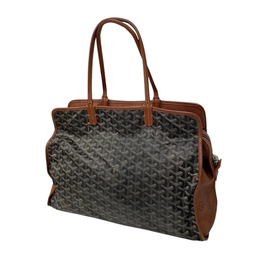 GOYARD TOTE BAG: BROWN: GOYARD Tote Bag: Brown Brand: GOYARD Type/Style: Tote Material: Exterior Material Canvas Color: Exterior Color Brown Size: (approx. W15.7 ? H11.4 ? D6.3 inch), Accessories: None Accessories Notice: