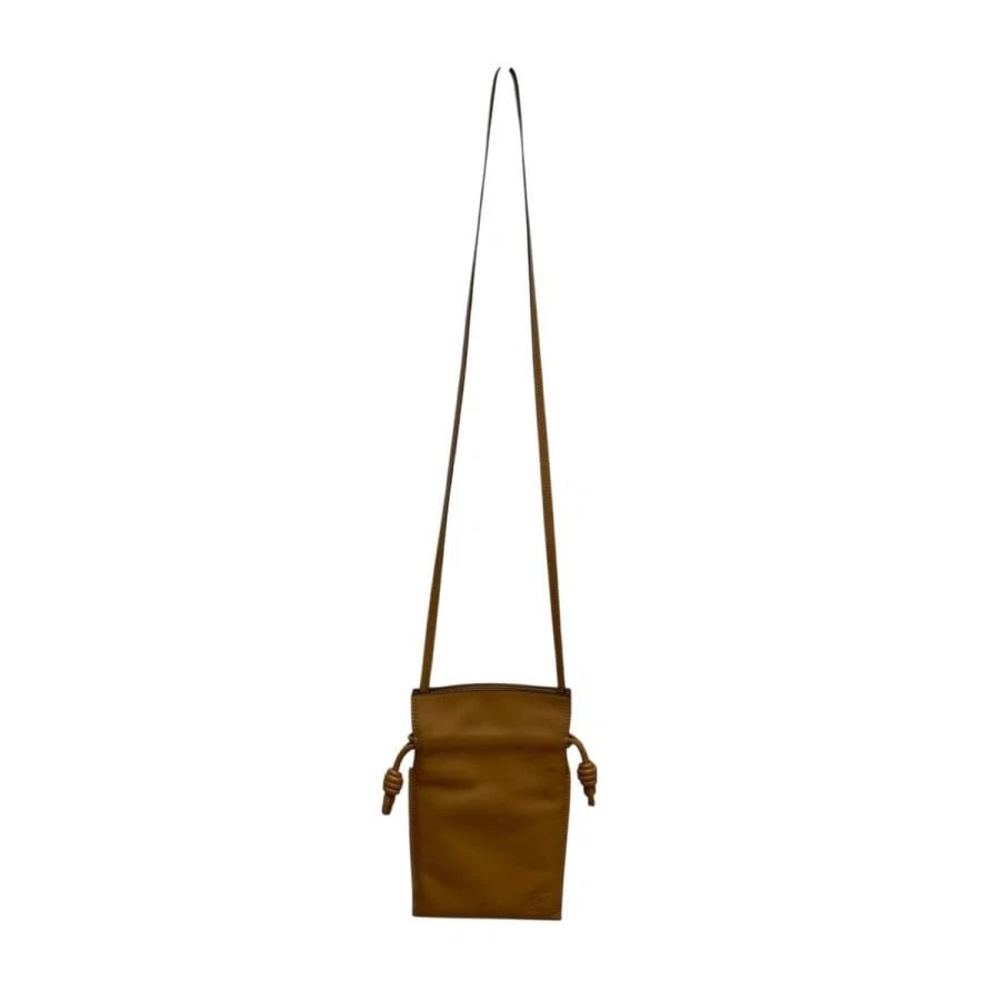 LOEWE BAG: BEIGE ACCESSORIES: LOEWE Bag: Beige accessories Brand: LOEWE Type/Style: Shoulder Bag Material: Exterior Material Leather Color: Exterior Color Beige Size: (approx. W5.5 ? H8.7 inch, strap 47.2 inch) Accessories: No