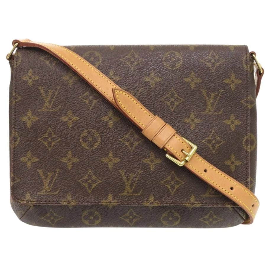 LOUIS VUITTON BAG: MUSETTE TANGO SHORT STRAP: LOUIS VUITTON Bag: Musette Tango Short Strap Brand: LOUIS VUITTON Type/Style: Shoulder Bag Material: Exterior Material Canvas Color: Exterior Color Brown Size: (approx. W9.8 ? H7.5 ? D2.8 inch) Ac