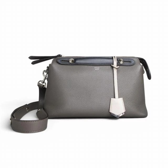 FENDI BAG: BY THE WAY GRAY: FENDI Bag: BY THE WAY Gray Brand: FENDI Type/Style: Shoulder Bag Material: Exterior Material Leather Color: Exterior Color Gray Size: (approx. W10.8 ? H6.3 ? D4.9 inch) Accessories: None A