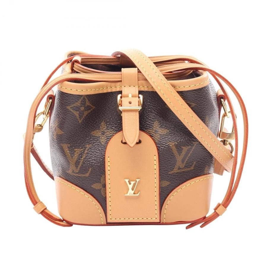 LOUIS VUITTON BAG: NOE PURSE MONOGRAM: LOUIS VUITTON Bag: Noe Purse Monogram Brand: LOUIS VUITTON Type/Style: Shoulder Bag Material: Exterior Material Canvas / Leather Color: Exterior Color Brown Size: (approx. W4.3 ? H4.5 ? D4.5 inch)