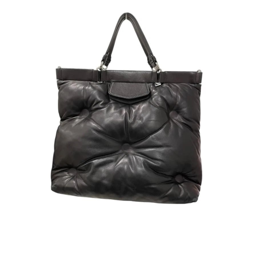 MAISON MARGIELA BAG: BLACK: MAISON MARGIELA Bag: Black Brand: Maison Margiela Type/Style: Tote Material: Exterior Material Leather Color: Exterior Color Black Size: (approx. W14.6 ? H12.2 ? D5.5 inch) Accessories: None