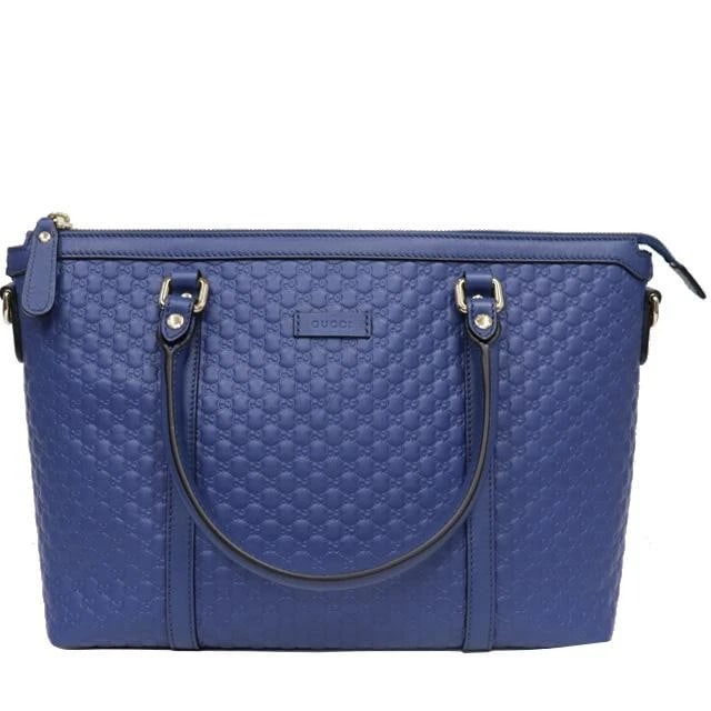 GUCCI BAG: MICROGUCCISSIMA 2WAY: GUCCI Bag: Microguccissima 2way Brand: GUCCI Type/Style: Tote Material: Exterior Material Leather Color: Exterior Color Blue Size: (approx. W13.8/11.8 ? H9.1 ? D4.5 inch) Accessories: None