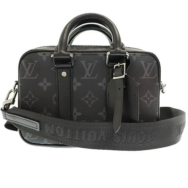 LOUIS VUITTON BAG: NANO PDF BLACK/GRAY (1 of 2)