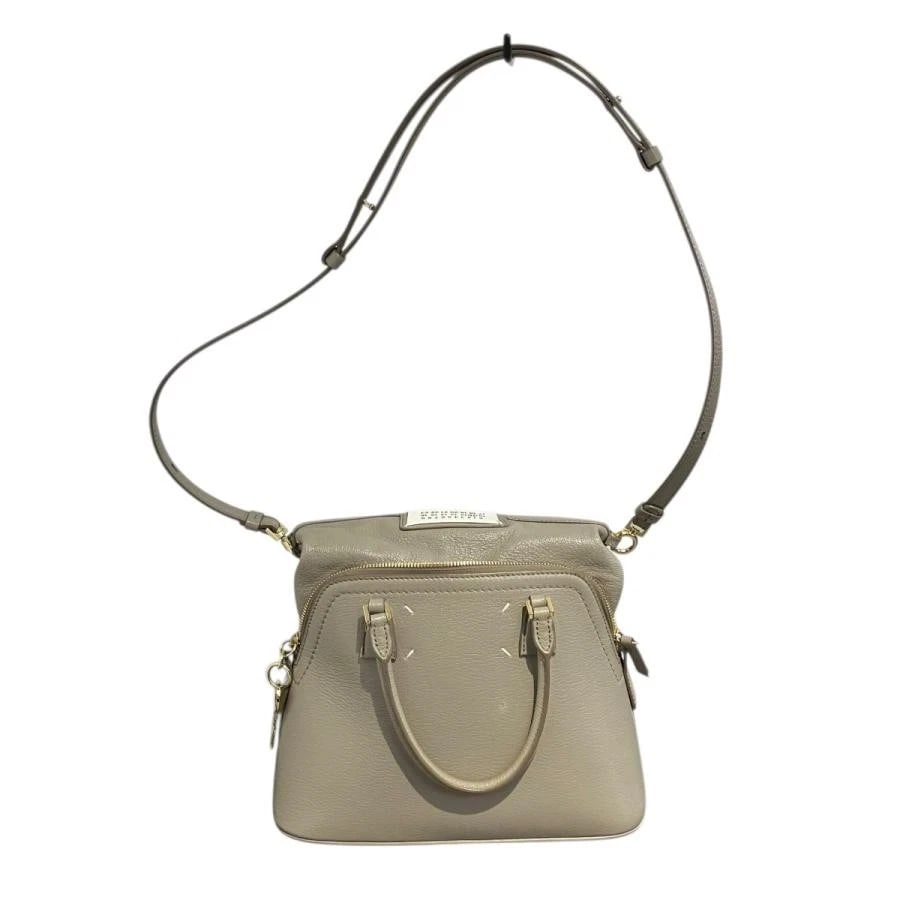 MAISON MARGIELA BAG: 5AC SHOULDER BEIGE: MAISON MARGIELA Bag: 5AC Shoulder Beige Brand: Maison Margiela Type/Style: Shoulder Bag Material: Exterior Material Leather Color: Exterior Color Beige Size: (approx. W11.4 ? H10.6 ? D4.7 inch)