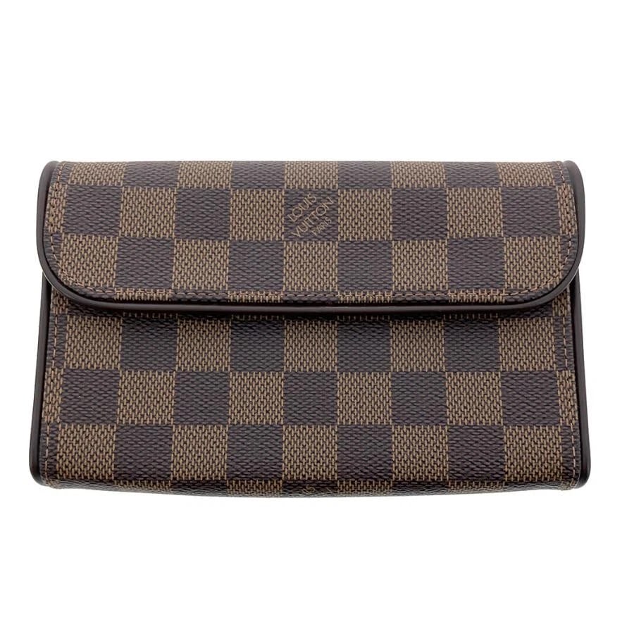 LOUIS VUITTON BAG: POCHETTE FLORENTINE: LOUIS VUITTON Bag: Pochette Florentine Brand: LOUIS VUITTON Type/Style: Belt Bag & Fanny Pack Material: Exterior Material Canvas / Leather Color: Exterior Color Brown Size: (approx. W6.5 ? H3.9 ? D1.4