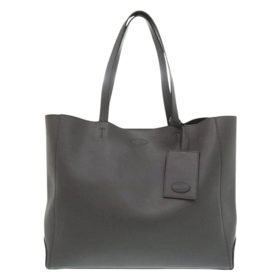 TOD'S BAG: GRAY LEATHER TOTE: TOD'S Bag: Gray Leather Tote Brand: TOD'S Type/Style: Tote Material: Exterior Material Leather Color: Exterior Color Gray Size: (approx. W15.0/19.1 ? H12.2 ? D4.9 inch) Accessories: None A