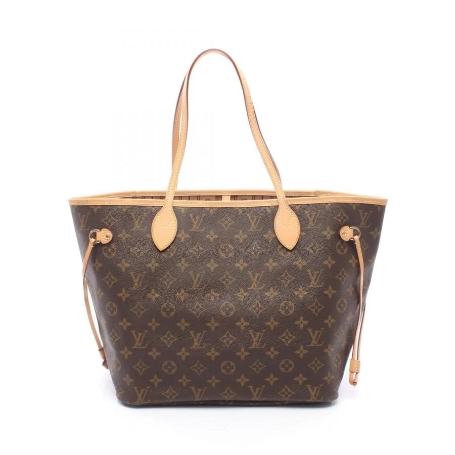 LOUIS VUITTON BAG: NEVERFULL MM: LOUIS VUITTON Bag: Neverfull MM Brand: LOUIS VUITTON Type/Style: Tote Material: Exterior Material Canvas / Leather Color: Exterior Color Brown Size: (approx. W12.6 ? H11.4 ? D6.3 inch) Accessories: