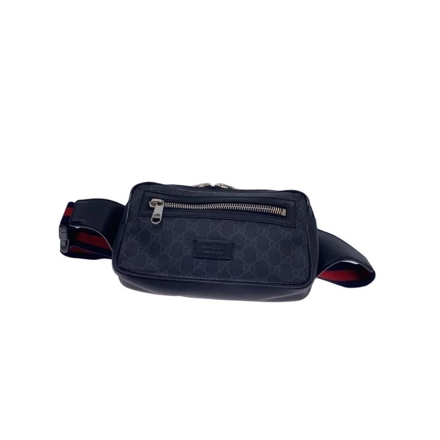 GUCCI BAG: GG SUPREME: GUCCI Bag: GG Supreme Brand: GUCCI Type/Style: Belt Bag & Fanny Pack Material: Exterior Material PVC Color: Exterior Color Black Size: (approx. W9.4 ? H5.5 ? D2.0 inch) Accessories: None A