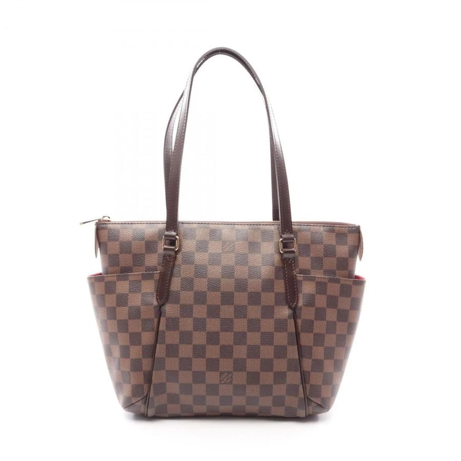 LOUIS VUITTON TOTE BAG: TOTALLY PM: LOUIS VUITTON Tote Bag: Totally PM Brand: LOUIS VUITTON Type/Style: Tote Material: Exterior Material Canvas / Leather Color: Exterior Color Brown Size: (approx. W10.6 ? H9.8 ? D5.3 inch) Accessori