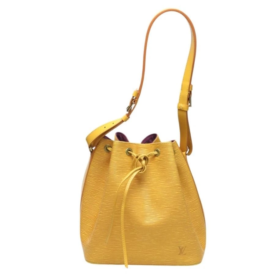 LOUIS VUITTON BAG: PETIT NOE: LOUIS VUITTON Bag: Petit Noe Brand: LOUIS VUITTON Type/Style: Shoulder Bag Material: Exterior Material Leather Color: Exterior Color Yellow Size: (approx. W11.8 ? H10.6 ? D7.5 inch) Accessories: N